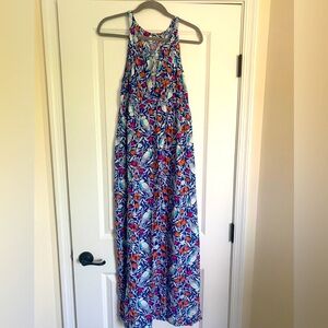 Halter maternity dress